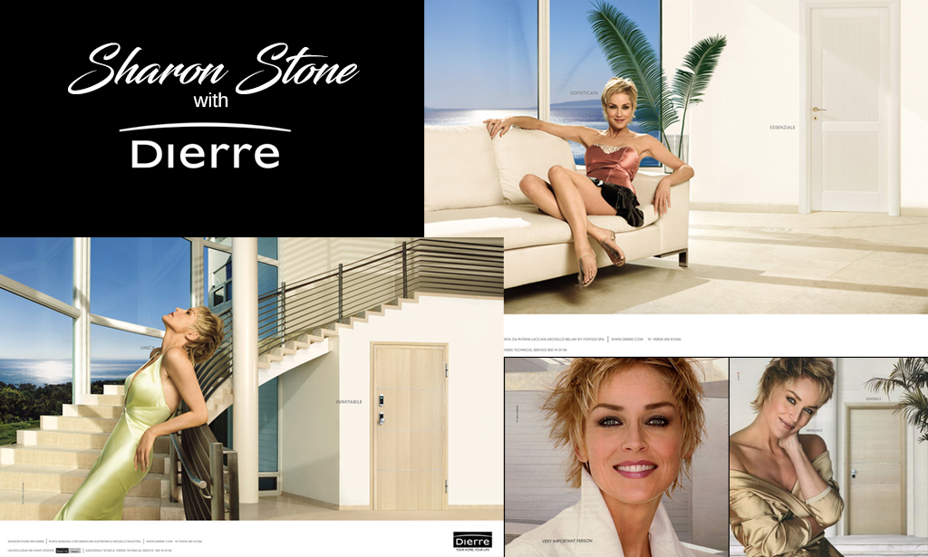 Sharon Stone with Dierre